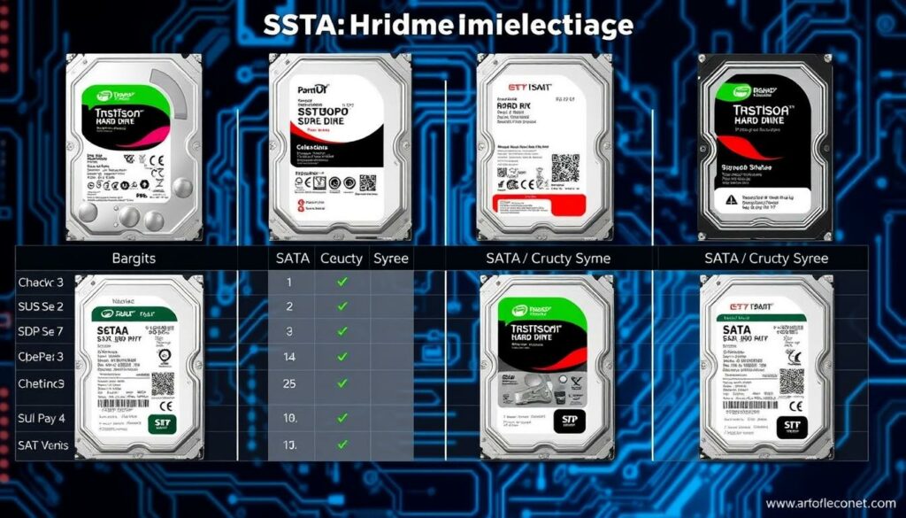Markenvergleich bei SATA Festplatten