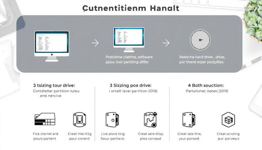 Schritt-für-Schritt Partitionierung